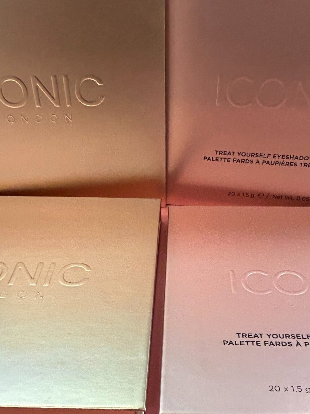 BNIB SET OF 2 Iconic London Eyeshadow Palettes: Day To Slay & Treat Yourself